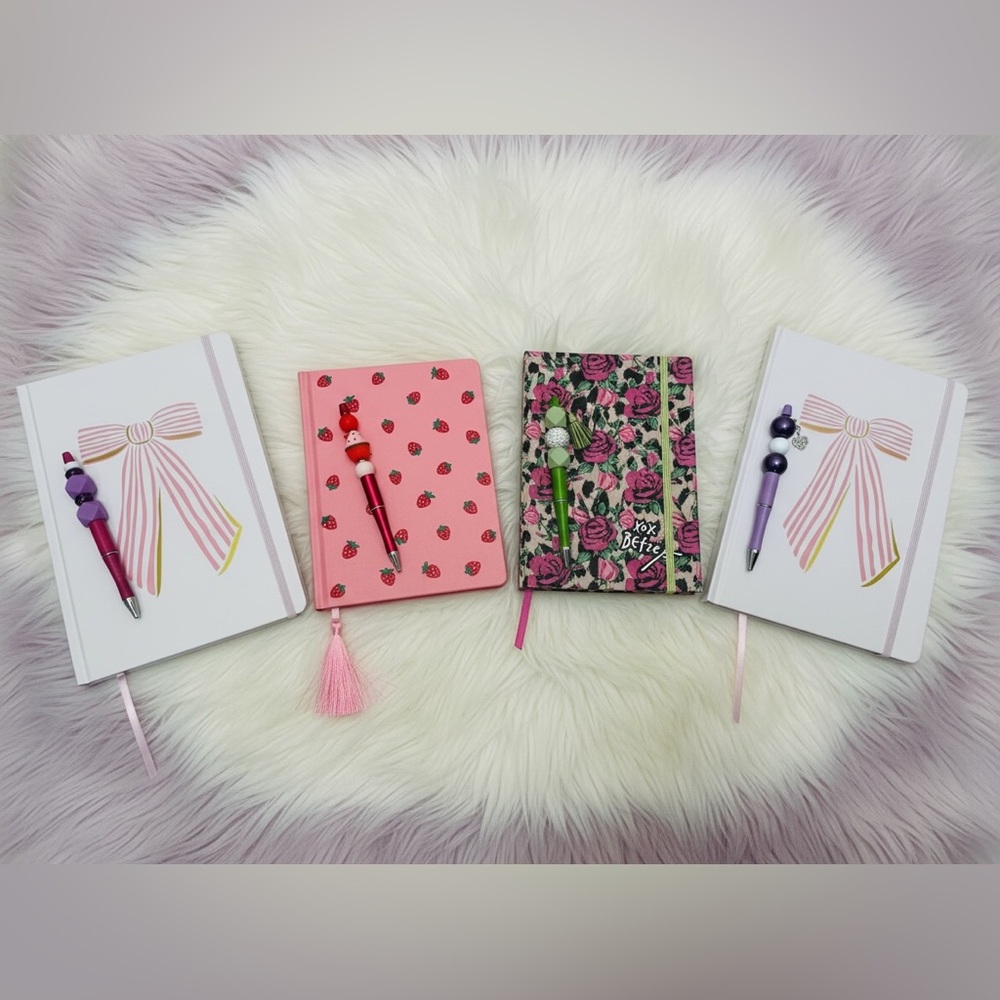 Hardcover Journal with Decorative Pen NWT